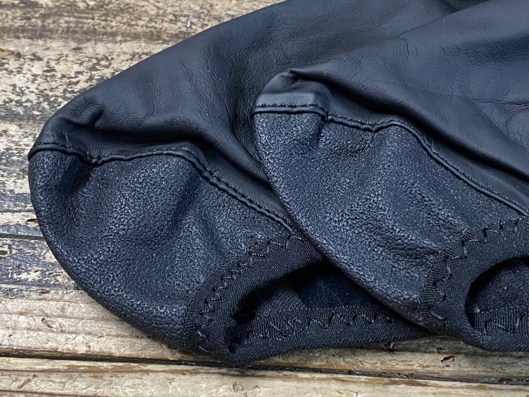 JT063 カステリ CASTELLI ROSSO CORSA シューズカバー 黒 L 裏起毛 汚れ