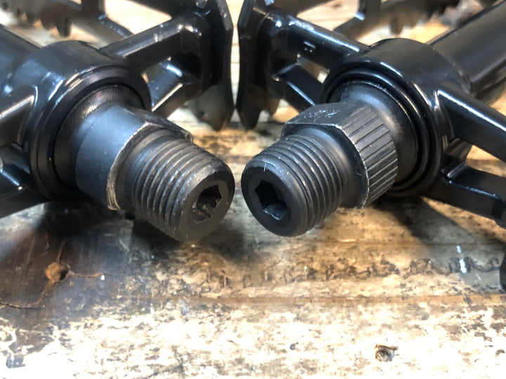 JM063 三ヶ島 MKS MASH STREAM フラットペダル 黒