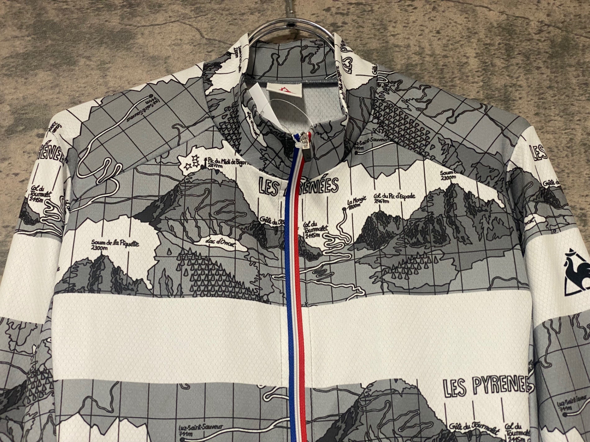 KK037 ルコックスポルティフ le coq sportif 長袖 サイクルジャージ