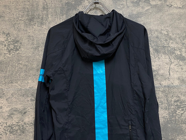 JN164 ラファ Rapha SPRAY JACKET 長袖 ウィンドブレーカー 黒 S TEAM Sky