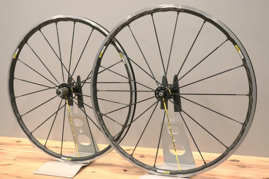 訳アリ マヴィック MAVIC キシリウム KSYRIUM PRO SL アルミ クリンチャー ホイールセット シマノ11/12S 15C 【仙台店】