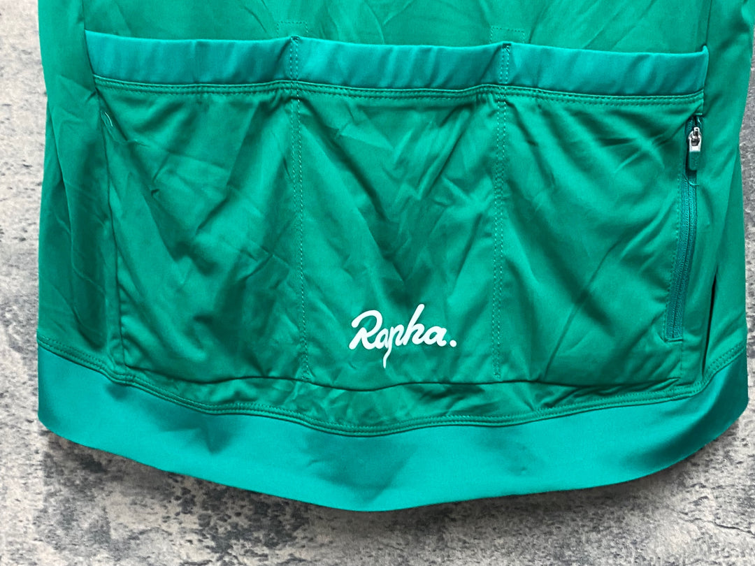 JZ010 ラファ Rapha CORE JERSEY 半袖 サイクルジャージ 緑 L