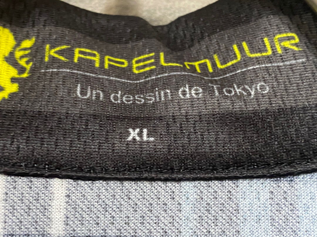 KB775 カペルミュール KAPELMUUR 半袖 サイクルジャージ 緑 チェック XL
