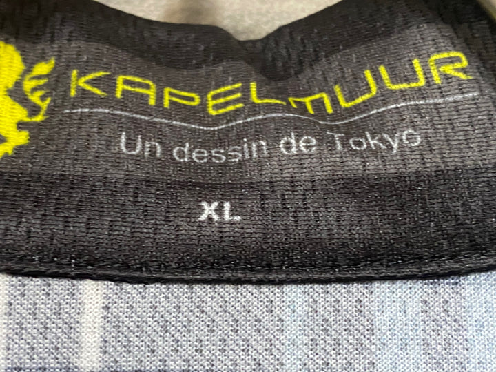 KB775 カペルミュール KAPELMUUR 半袖 サイクルジャージ 緑 チェック XL