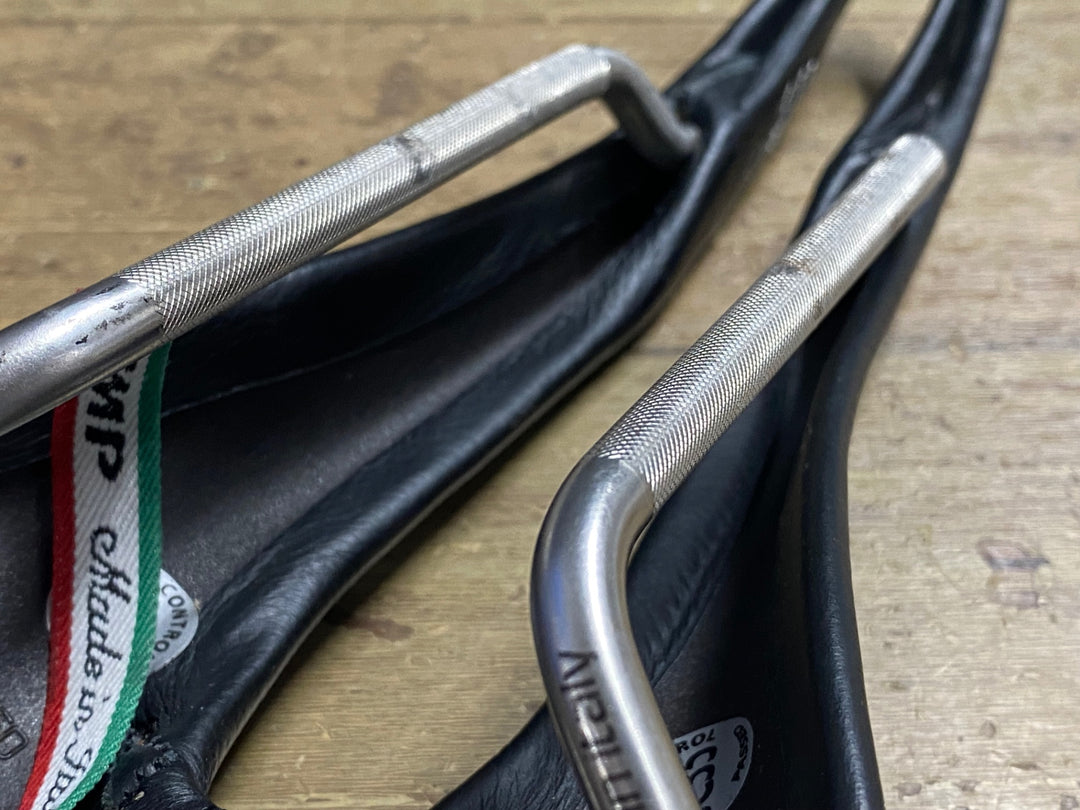 KE046 Selle SMP コンポジット Composit サドル ステンレスレール ブラック 130mm