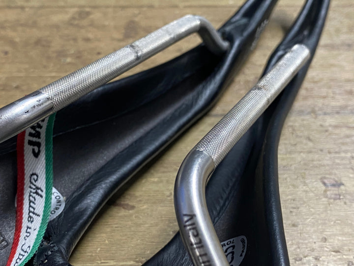KE046 Selle SMP コンポジット Composit サドル ステンレスレール ブラック 130mm