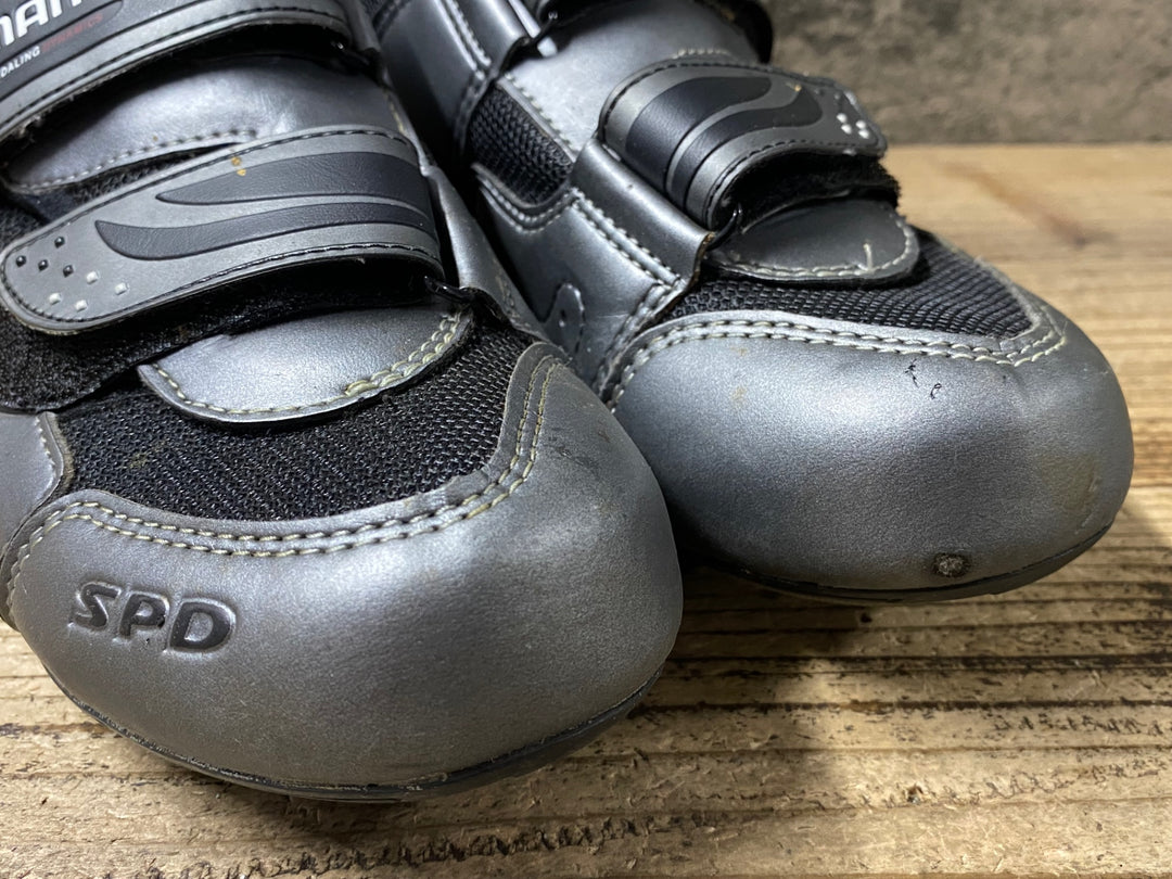 KB089 シマノ SHIMANO RT31 SH-RT31 ビンディングシューズ 2穴 グレー EU40