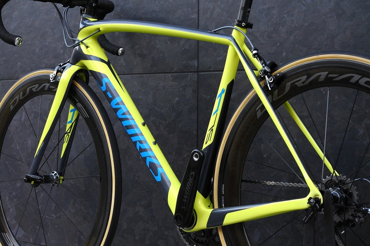 スペシャ SPECIALIZED エスワークス S-WORKS ターマック TARMAC SL4 2014 54サイズ シマノ デュラエース  9000MIX WH-R9100 C60 TU カーボン ロードバイク 【福岡店】