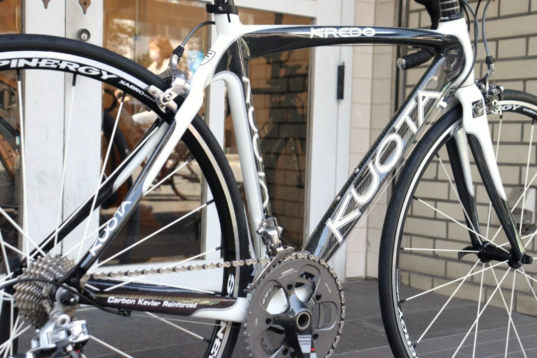 訳アリ クオータ KUOTA クレド KREDO 2007モデル Sサイズ スラム RED MIX 10S カーボン ロードバイク 【横浜店】