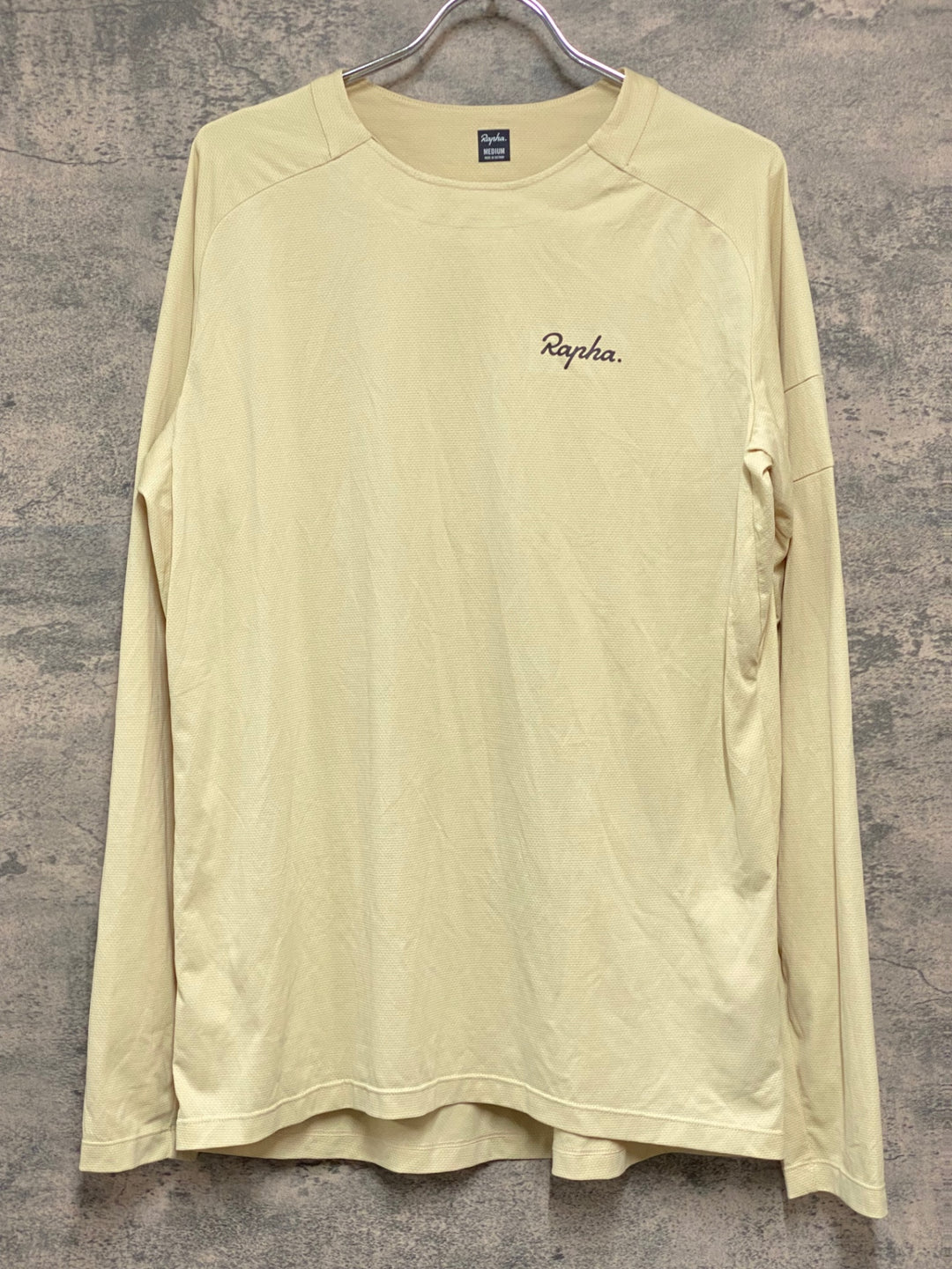 KA631 ラファ Rapha TRAIL LONG SLEEVE TECHNICAL T-SHIRT 長袖 Tシャツ ベージュ M