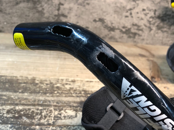 JF525 プロファイルデザイン PROFILE DESIGN カーボン ステム一体型ベースバー TT エンドC-C 400mm 突き出し100mm OS