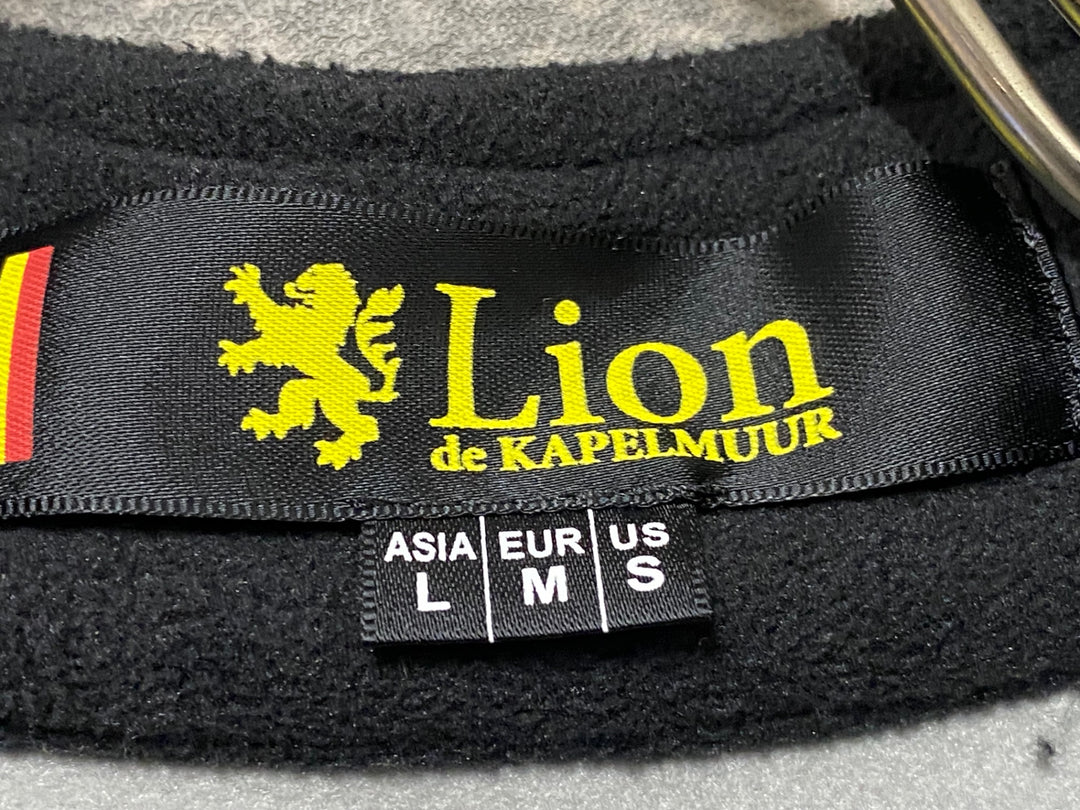 KB060 リオンドカペルミュール Lion de KAPELMUUR 長袖 サイクルジャケット 黒 L 裏起毛