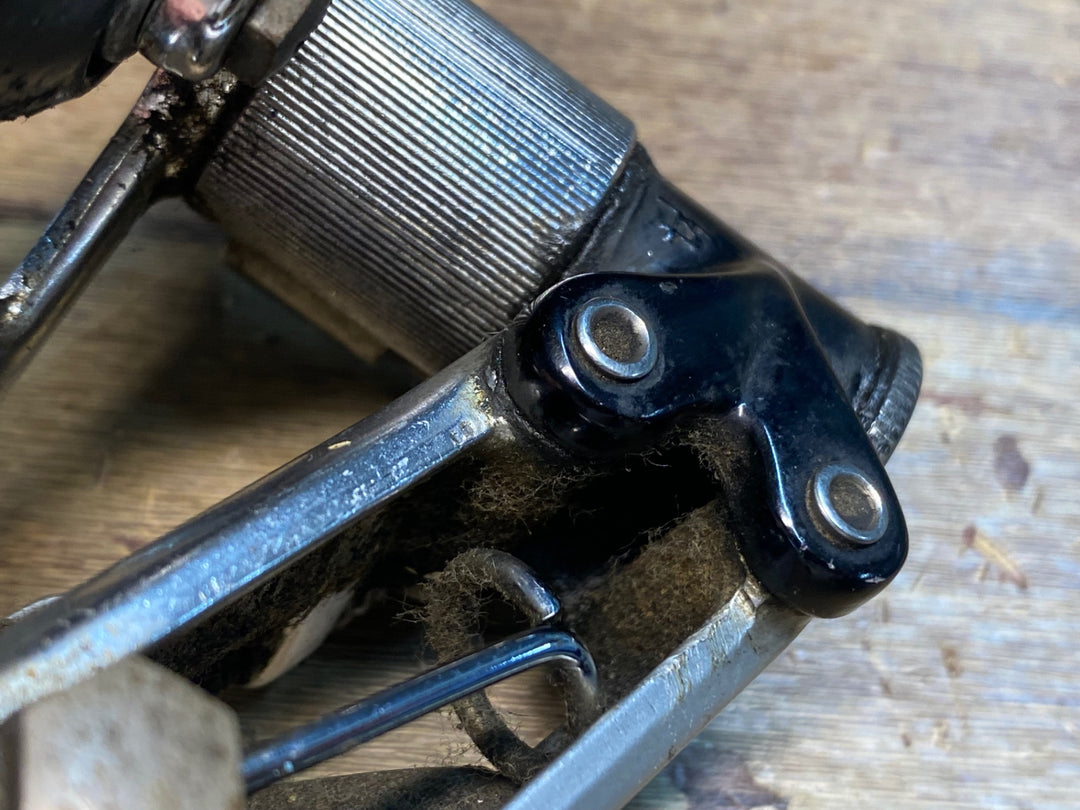JM886 カンパニョーロ Campagnolo SUPER RECORD スーパーレコード リアディレイラー ※プーリー破損、削れ等ダメージ大のジャンク