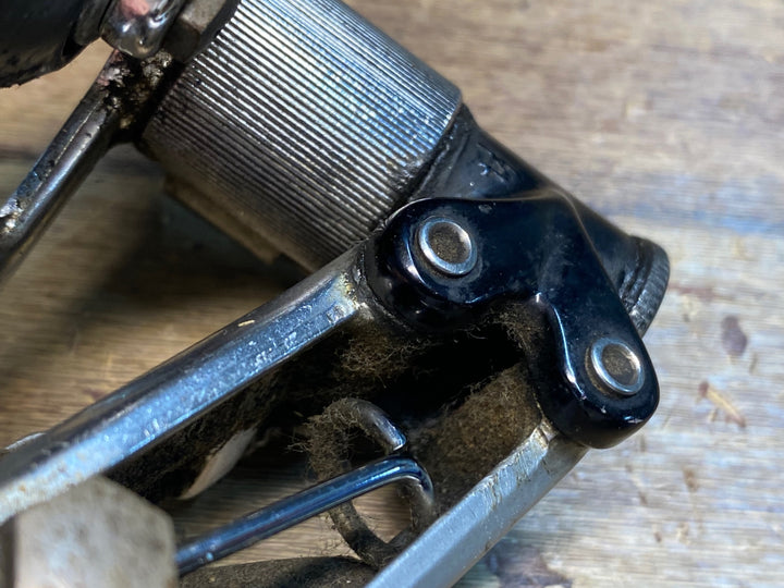 JM886 カンパニョーロ Campagnolo SUPER RECORD スーパーレコード リアディレイラー ※プーリー破損、削れ等ダメージ大のジャンク
