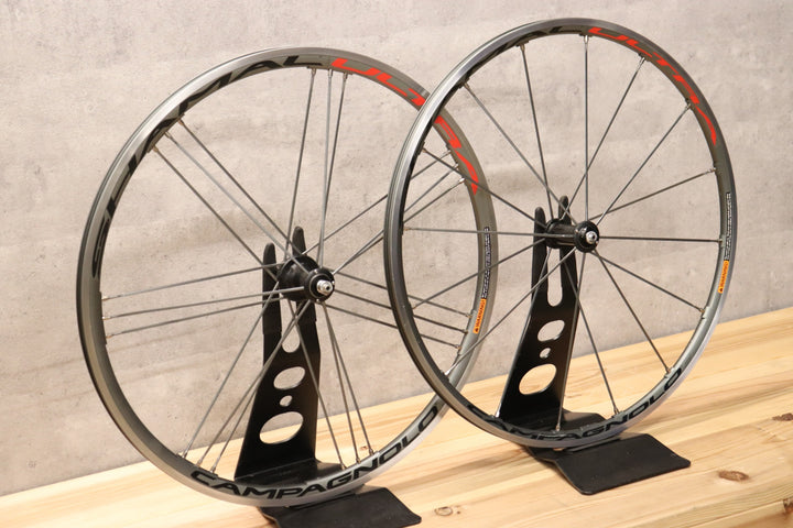カンパニョーロ Campagnolo シャマルウルトラ SHAMAL ULTRA チタンカラー アルミ クリンチャー ホイールセット カンパ11/12S 【さいたま浦和店】