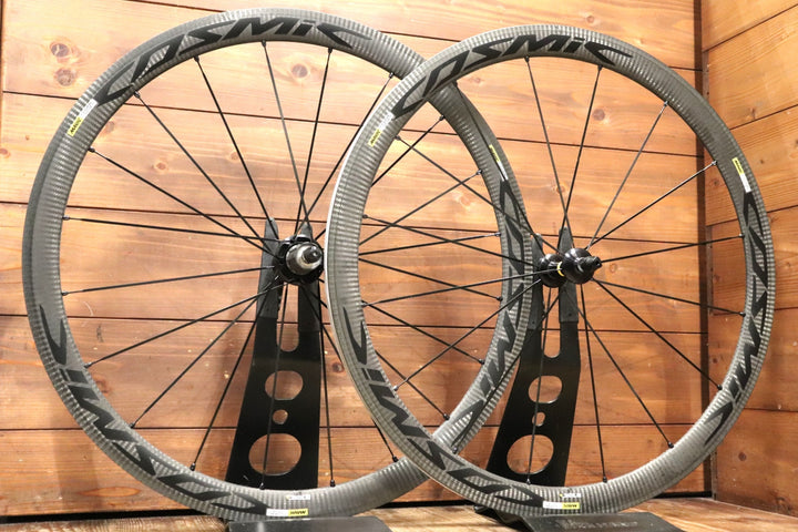 マヴィック MAVIC コスミック カーボン COSMIC CARBONE 40 ELITE アルミ/カーボン クリンチャー ホイールセット シマノ 11/12S ナローリム 13c 【東京南麻布店】