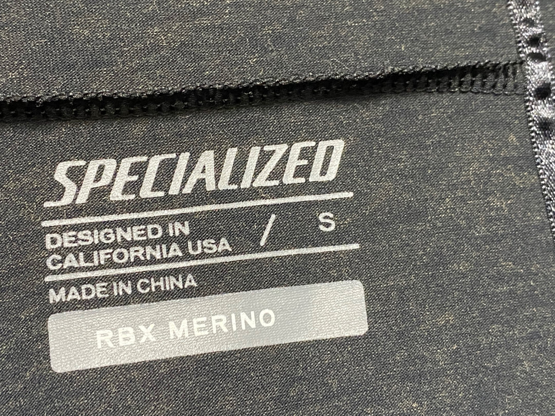 JJ318 スペシャライズド SPECIALIZED RBX MERINO 半袖サイクルジャージ グレー S