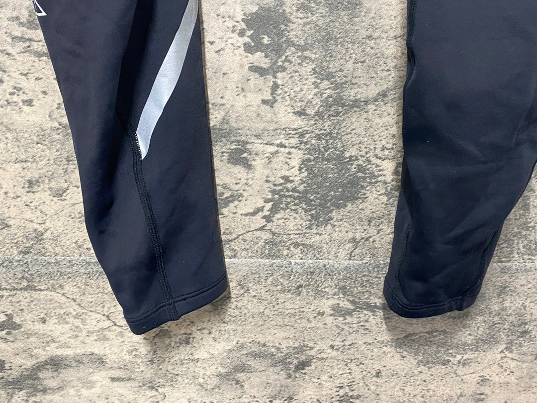 KC844 ルコックスポルティフ le coq sportif レーサータイツ 黒 L 裏起毛 ※たばこ臭