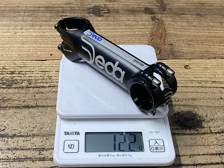 KJ074 デダ Deda ZERO100 SERVIZIO CORSE アルミステム 黒 Φ31.7 120mm