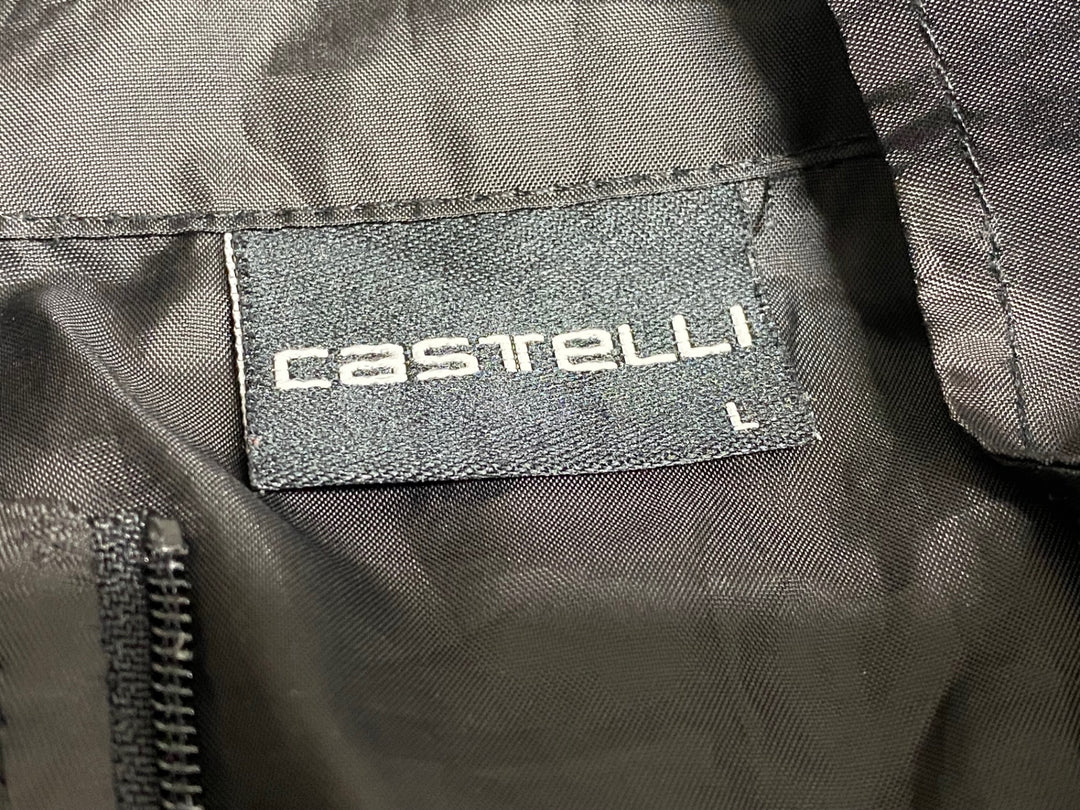 JW625 カステリ CASTELLI 長袖 ウィンドブレーカー 黒 L