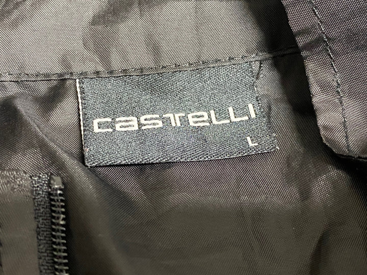 JW625 カステリ CASTELLI 長袖 ウィンドブレーカー 黒 L