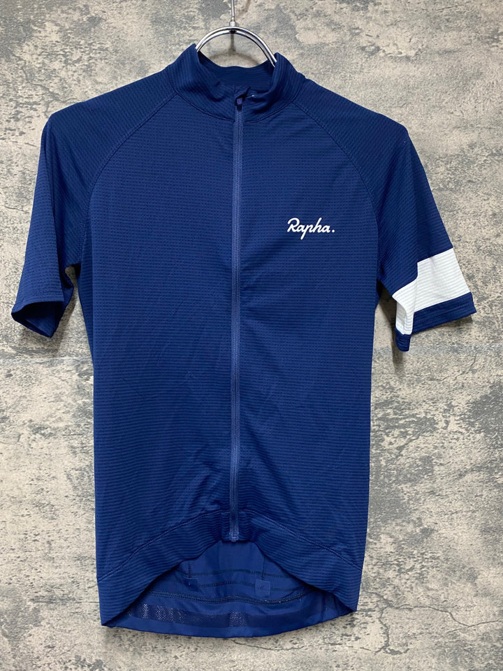 KJ972 ラファ Rapha CORE LIGHTWEIGHT JERSEY 半袖 サイクルジャージ 青 XS