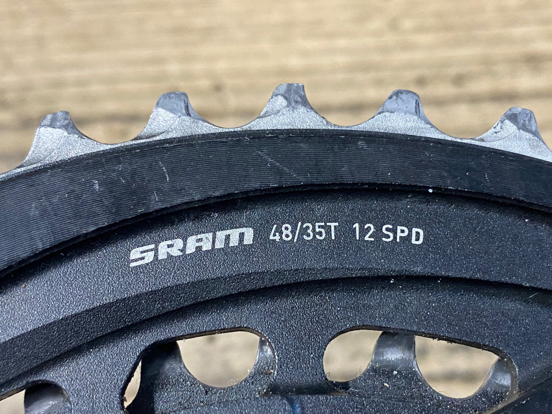 JZ300 スラム SRAM フォース FORCE AXS D2 クランクセット 170mm 48/35T 12S 左アーム パワーメーター