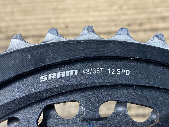 JZ300 スラム SRAM フォース FORCE AXS D2 クランクセット 170mm 48/35T 12S 左アーム パワーメーター