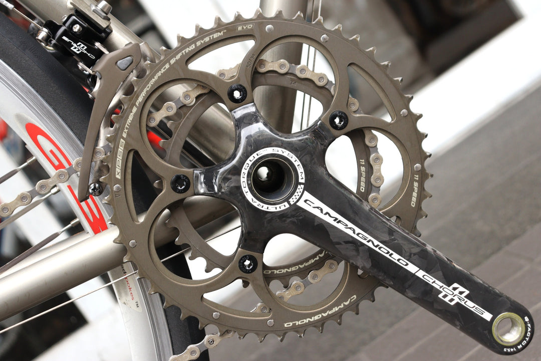 LUA595 デローザ DE ROSA チタニオ TITANIO カンパニョーロ コーラス 11S チタン ロードバイク 【横浜店】