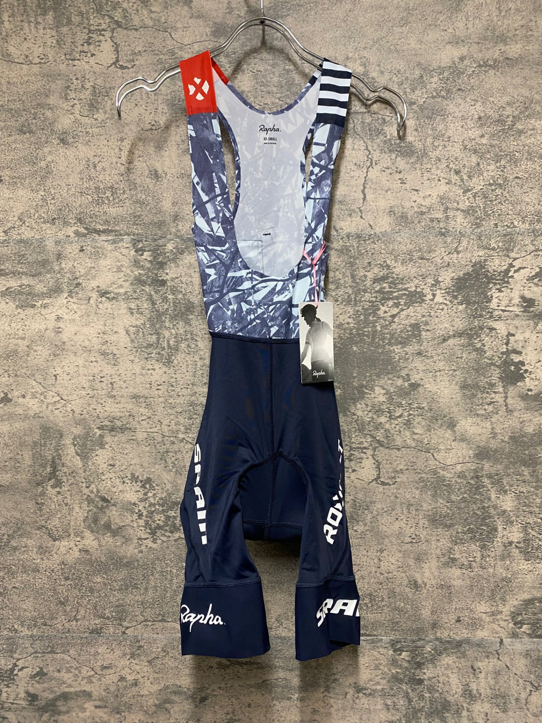 JE137 ラファ Rapha ATHLETES WOMEN'S PRO TEAM BIB SHORTS ビブショーツ ネイビー グレー レディース XXS