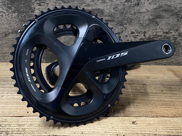 JV819 シマノ SHIMANO 105 FC-R7000 クランクセット 黒 50/34T 172.5mm