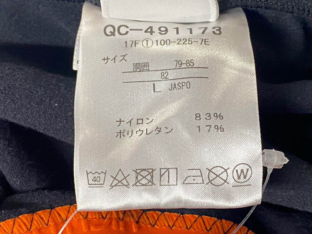 KC844 ルコックスポルティフ le coq sportif レーサータイツ 黒 L 裏起毛 ※たばこ臭