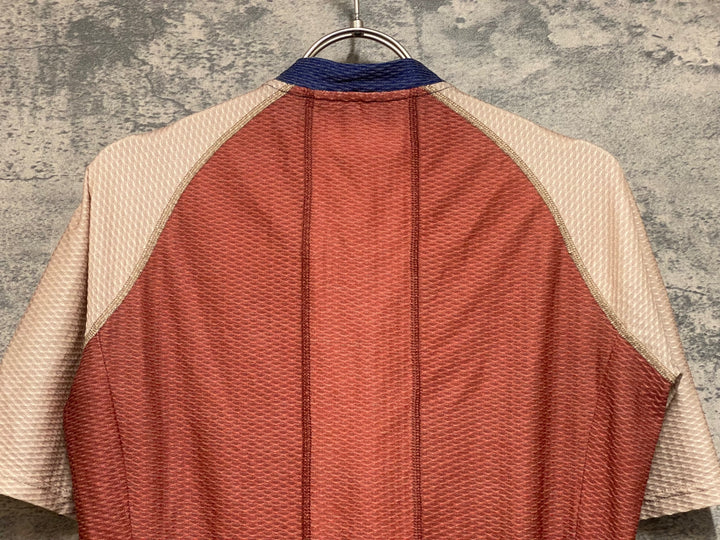 JR929 カフェドシクリステ CAFE DU CYCLISTE Annette 半袖 サイクルジャージ 青 赤 ベージュ XS
