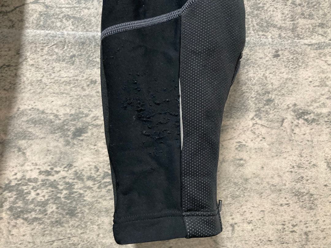 KG550 パールイズミ PEARL iZUMi レーサータイツ 黒 XL 裏起毛 WIND BREAK ほつれ大