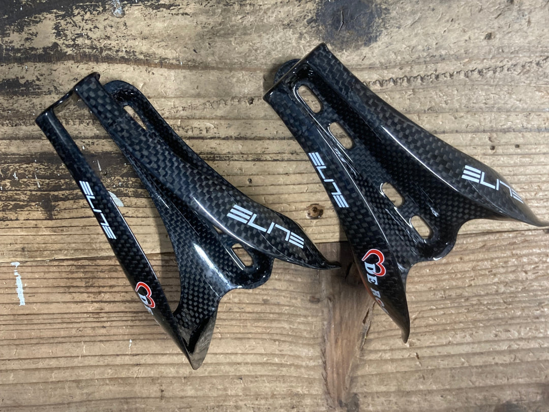 KM375 デローザ DE ROSA ELITE カーボン ボトルケージ 黒 2個セット