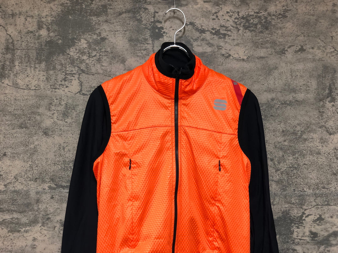 KM224 スポーツフル sportful FIANDRE STRATO JACKET 長袖 サイクルジャケット オレンジ M