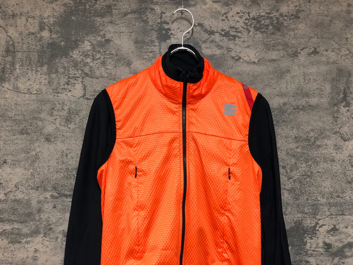 KM224 スポーツフル sportful FIANDRE STRATO JACKET 長袖 サイクルジャケット オレンジ M