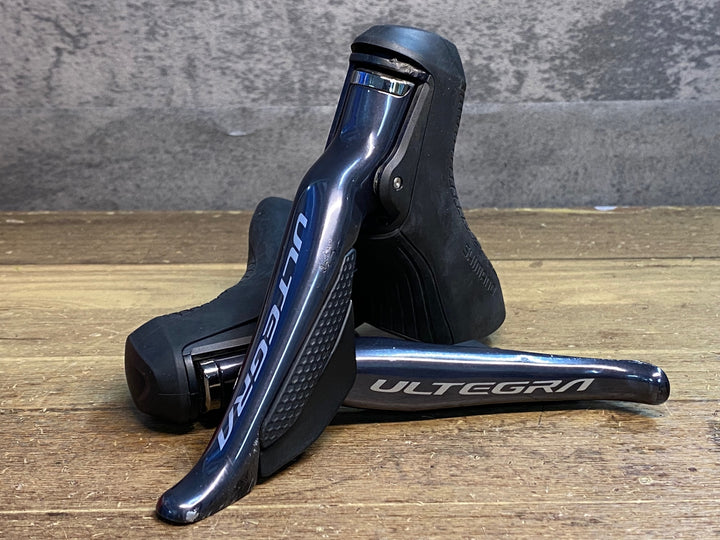 JP664 シマノ SHIMANO アルテグラ ULTEGRA Di2 ST-R8070 油圧 STIレバー 動作確認済 ※固定部クラックのためジャンク