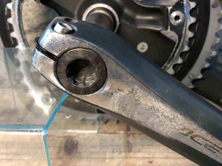 JO465 シマノ SHIMANO デュラエース DURA-ACE FC-7900 クランクセット 170mm 53/39T ※腐食 傷大 ジャンク