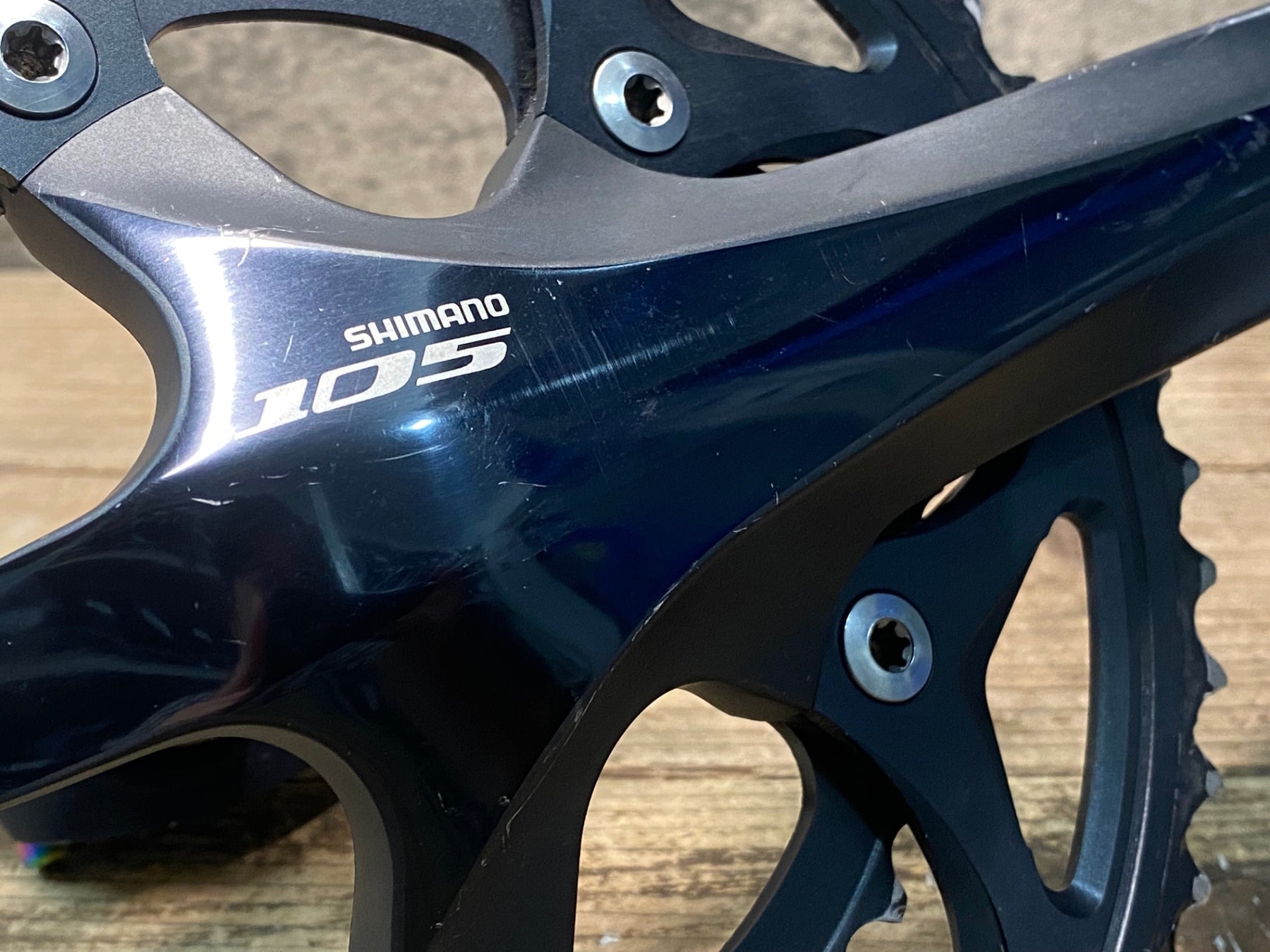 JI858 シマノ SHIMANO 105 FC-5700 クランクセット 165mm 50/34T