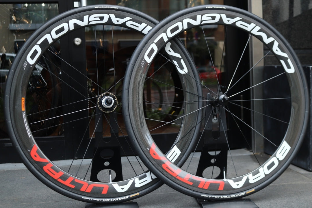 カンパニョーロ CAMPAGNOLO ボーラ BORA ULTRA カーボン チューブラー ホイールセット シマノ12/11S 【東京南麻布店】