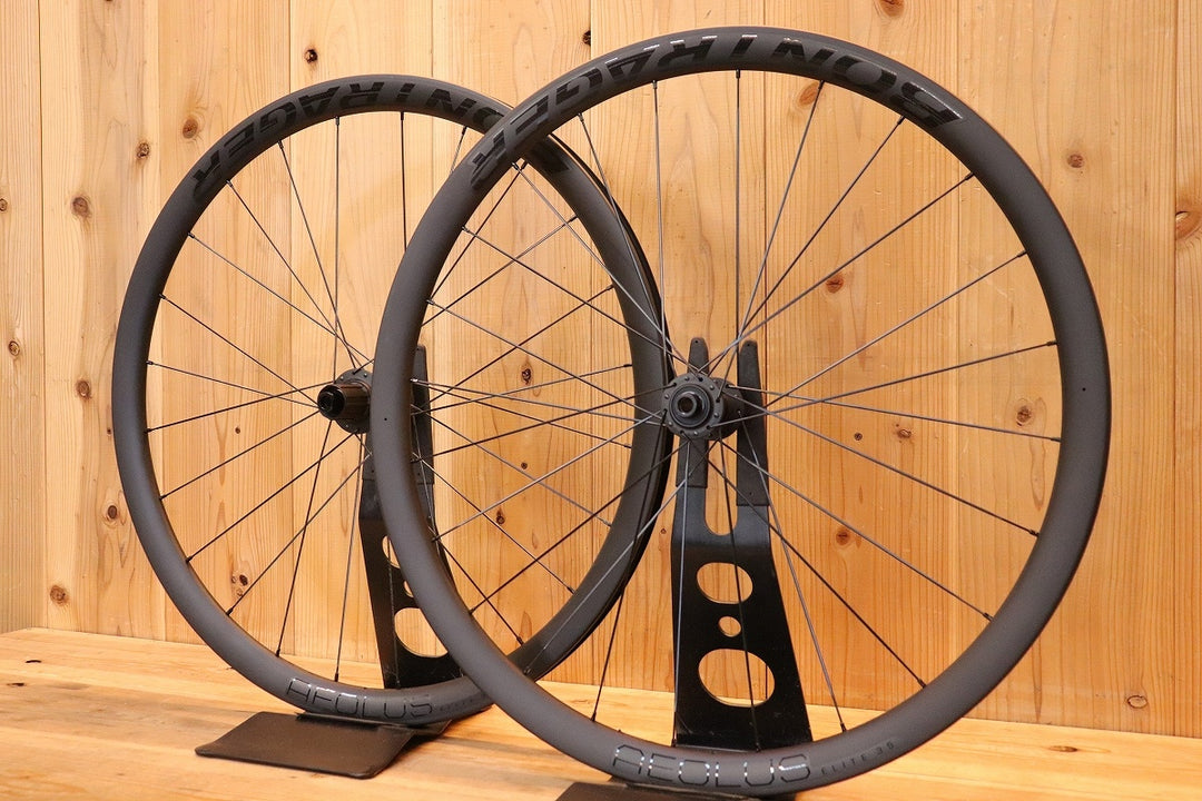 ボントレガー BONTRAGER アイオロス エリート AEOLUS ELITE 35 DISC カーボン チューブレスレディ ホイールセット シマノ 11/12S 【芦屋店】