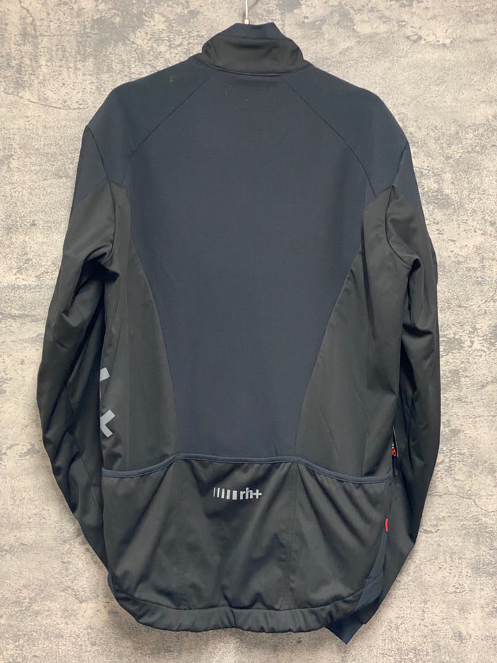JV838 rh+ 長袖 サイクルジャケット 黒 XL POLARTEC