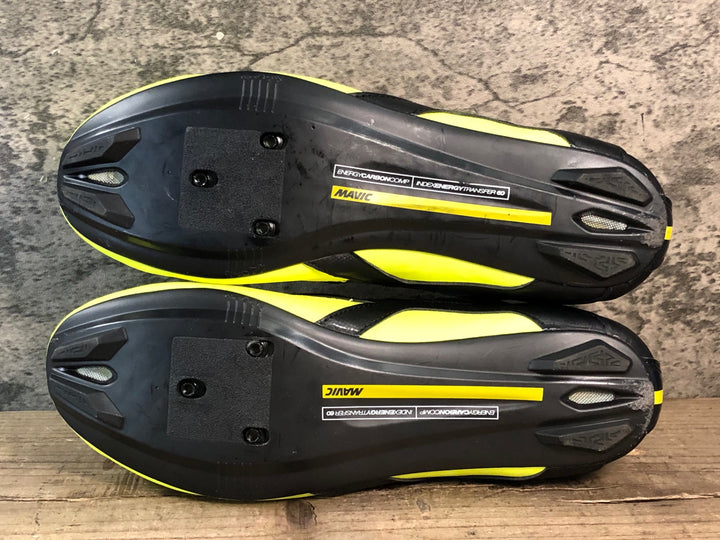 JT273 マヴィック MAVIC COSMIC ELITE ビンディングシューズ イエロー SPD-SL EU 43 1/3