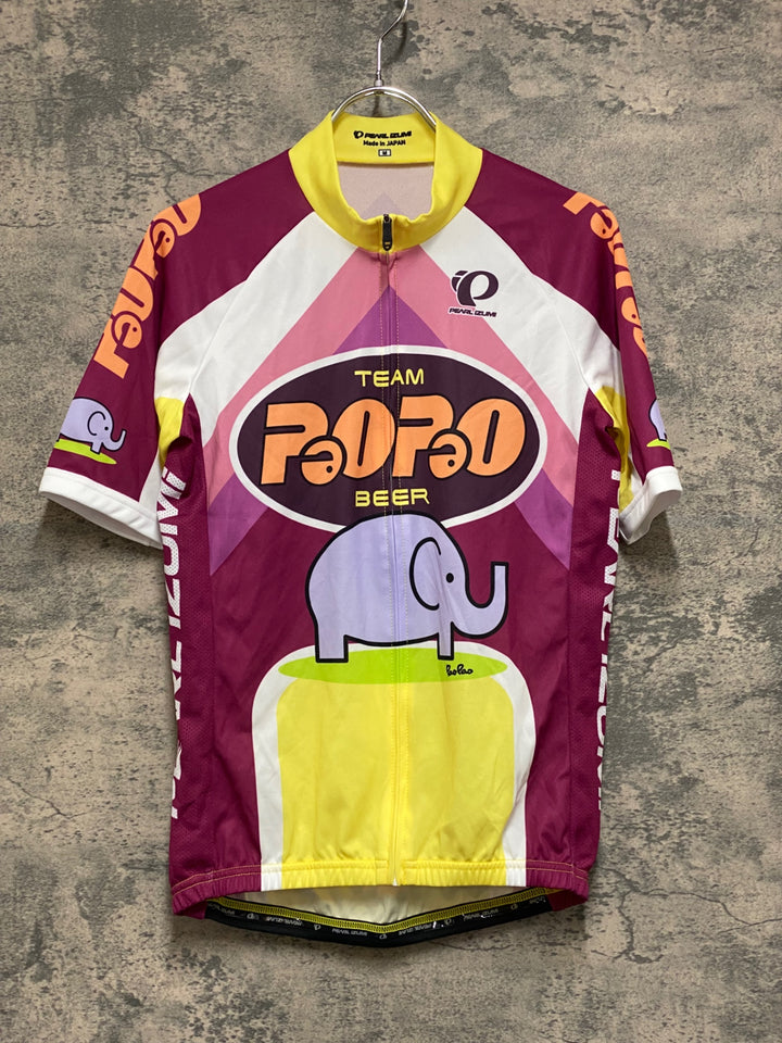 JM942 パールイズミ PEARL iZUMi 半袖 サイクルジャージ 総柄 M パオパオ