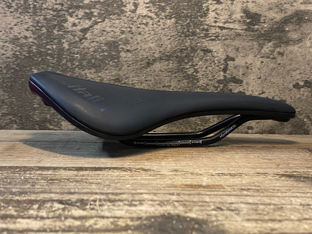 JP527 セライタリア SELLE ITALIA NOVUS BOOST EVO TM スーパーフロー サドル 黒 145㎜ MANGANESE レール