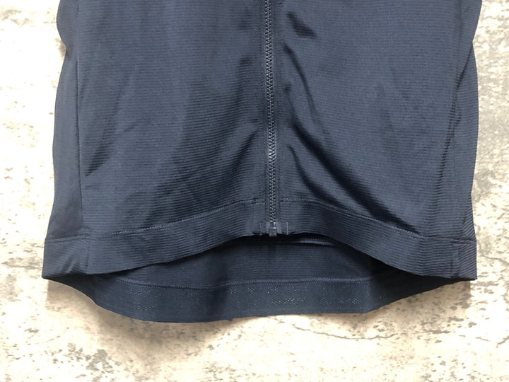 KM128 ラファ Rapha BREVET LIGHTWEIGHT JERSEY 半袖 サイクルジャージ 紺 S
