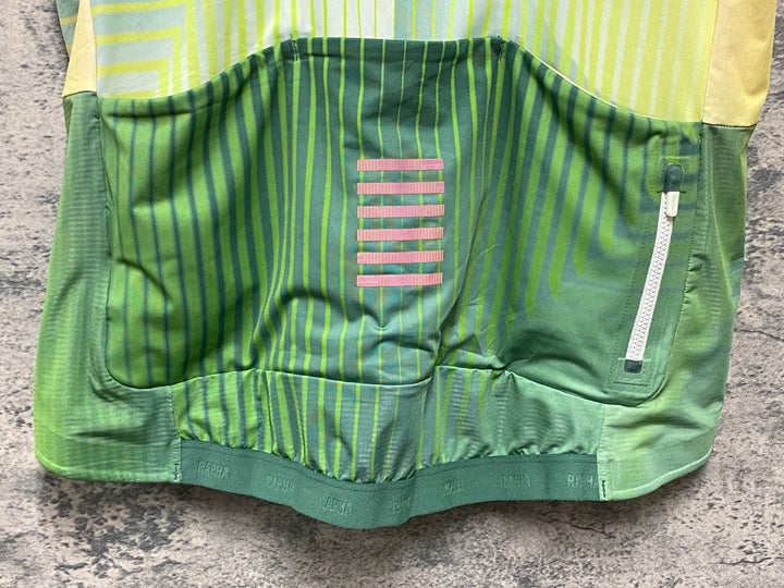 KD125 ラファ Rapha TUNNEL VISION PT JERSEY 半袖 サイクルジャージ 緑 XXL