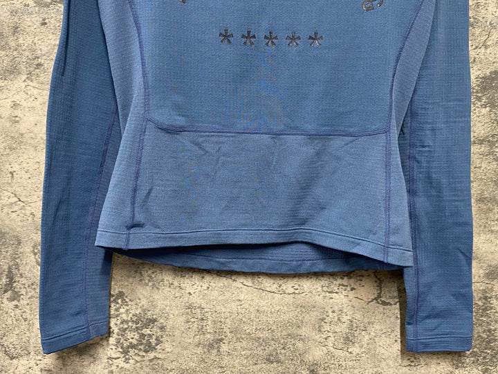 KD621 ラファ Rapha PRO TEAM THERMAL BASE LAYER LONG SLEEVE 長袖 ベースレイヤー 紺 M