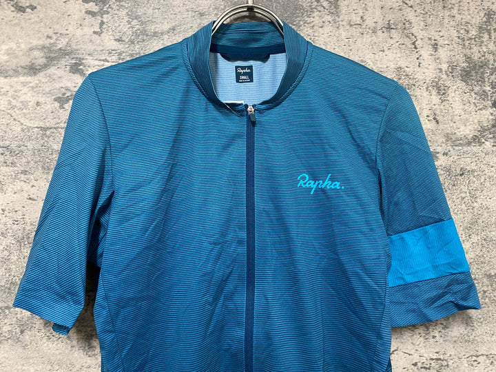JV243 ラファ Rapha SHORT SLEEVE TRICOLOUR JERSEY 半袖 サイクルジャージ グリーン S